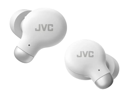 Image of JVC HA-Z250T-W Noise Cancelling Bluetooth Wireless Memory Foam Earbuds, Comfortable Fit, Sound, Low Latency mode, 28-hour of Battery Life, Single Ear Use (White)