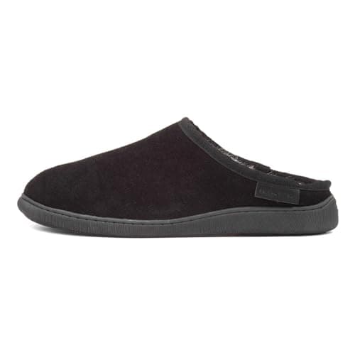 Image of Hush Puppies Mens Ashton Slipper, Black, 8 UK