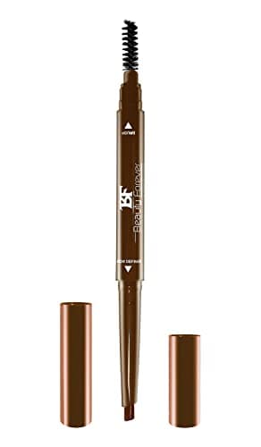 Image of Beauty Forever Eye Brow Definer Pencil, Fill & Sculpt, Dual Ended With Brow Brush, No Sharpening, Soft, Matte, Waterproof, Smudge Proof, For All Eyebrow Shapes, Available In 3 Shades, 03 Dark Brown