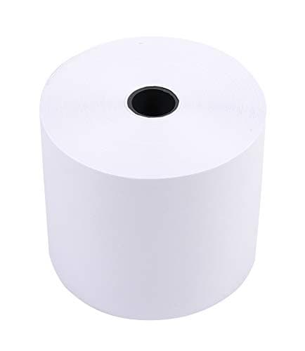 Image of Exacompta - Ref. 5770120V - Box of 50 reels for calculator and boxes 57x70 mm - 1 extra-white offset ply 60g/m2. - Yardage (+ or - 2m): 40 m