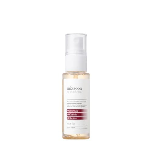 Image of mixsoon H.C.T. Mist, Hydrating Face Mist with Heartleaf, Centella & Tea Tree, Soothing Fine Spray Toner with Panthenol & Hyaluronic Acid for Sensitive, Dehydrated & Irritated Skin (50ml)
