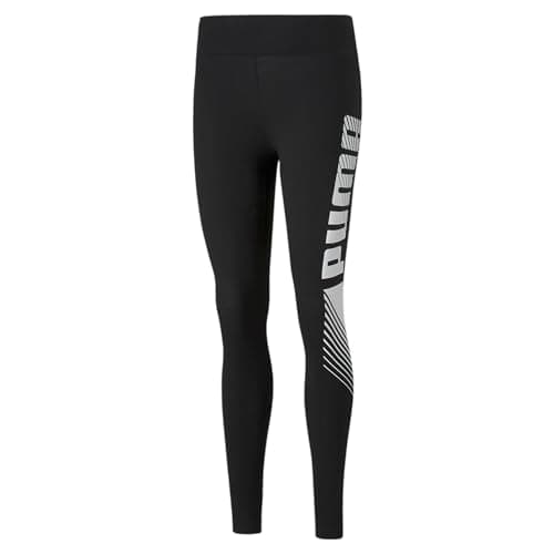 Image of PUMA Women'S Ess Graphic Leggings Tights, Black, M