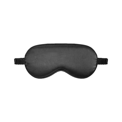 Image of Silk Sleep Mask, Eye Mask Made of Real Natural Pure Silk with Adjustable Strap, Eye Mask for Sleeping, Blackout Sleeping Mask for Travel, Home, Office