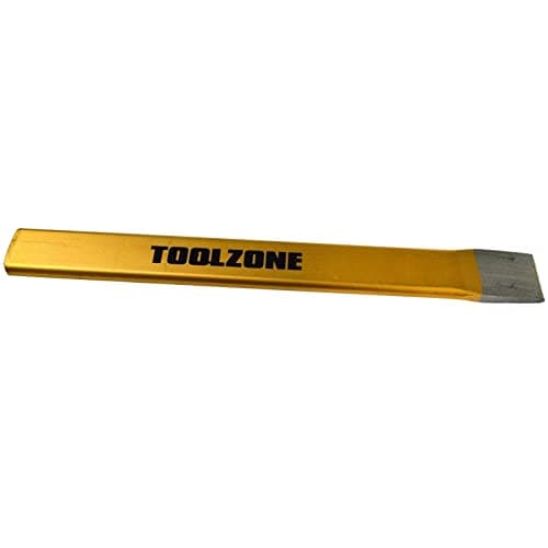 Image of Dunnet Tools Nut Splitting Chisel Cold Steel Metal 240mm X 26mm X 7mm Mechanics Engineers Air Hardened Chrome Vanadium Steel Heavy Duty Metal Work Cold Chisel