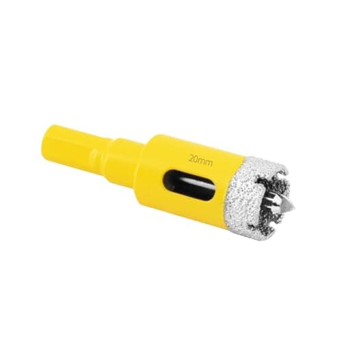 Image of Aohhy 20mm Diamond Hole Saw with Pilot Bit, Professional Vacuum Brazed Diamond Drill Bit for Tile, Porcelain, Glass, Marble, Ceramic