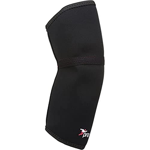 Image of Precision Training Neoprene Elbow Support - Black/Red, Small