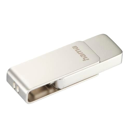Image of Hama "Uni-C Rotate Pro" USB Stick, USB-C 3.1, 64GB, 70MB/s, silver