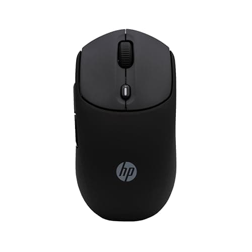 Image of HP 400 Quiet Wireless Mouse – Dual Bluetooth and USB 2.4GHz | 24 Month Battery | Silent Clicks | Soft Touch | 2D scroll wheel | Up to 6000 adjustable DPI | Black