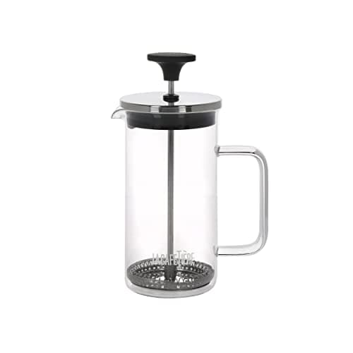 Image of La Cafetière Cafetière All-Glass French Press Coffee Maker, LCGLCAFE3CP, Transparent
