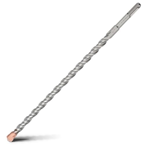 Image of HSAWBIT 12mm x 350mm LONG SDS MASONRY DRILL BIT, TUNGSTEN CARBIDE TIP SDS PLUS SHANK, FOR WALL STONE CONCRETE BRICK