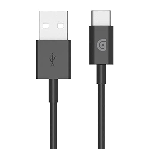 Image of Griffin 3M Charge/Sync Data Cable with Type USB Type C Connector (10ft) - Black GP-022-BLK