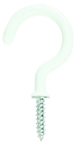Image of TIMCO Cup Hooks Round White - 25mm 25SHWP
