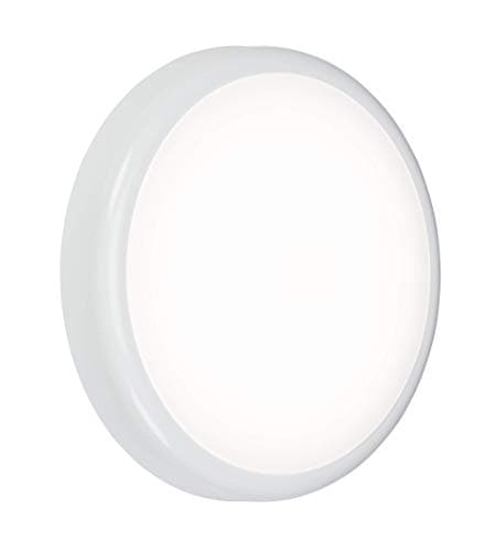 Image of Knightsbridge 14W LED Bulkhead Light CCT with Motion Sensor, Polycarbonate, 14 W, White