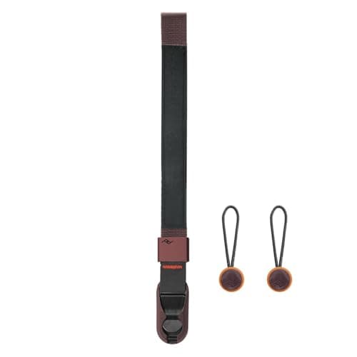 Image of Peak Design Cuff Camera Wrist Strap, Eclipse, Compatible with DSLR, Compact and Point-and-Shoot Cameras, Low Profile, Quick Release and Connection, 200 lb Capacity, Camera Straps for Photographers