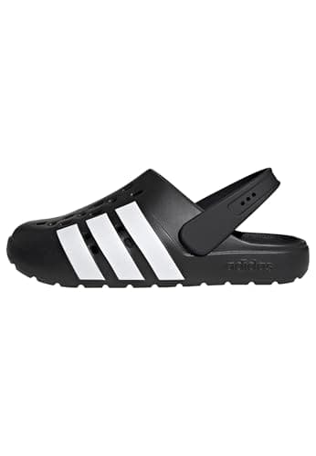 Image of adidas Unisex Adilette 2.0 Clog Shoes, Core Black/Cloud White/Core Black, 10 UK