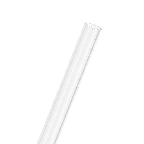 Image of M METERXITY Clear Plastic Tube, 13mm[0.51"] ID x 15mm[0.59"] OD High Impact Rigid Polycarbonate Round Pipes for Water Plumbing/Lighting/Aquariums/Models, Plastic Tubing [305mm/12IN]