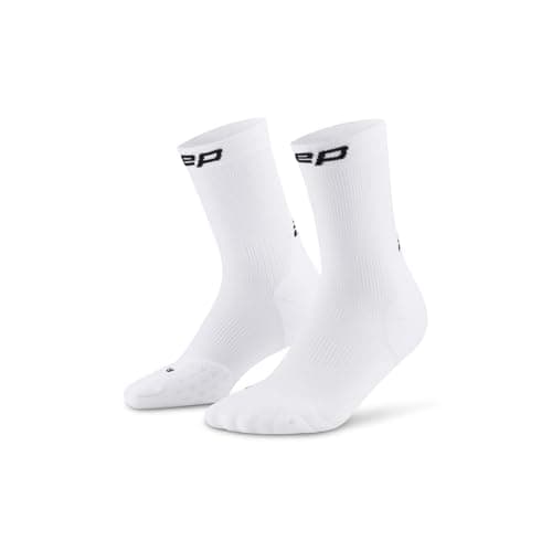 Image of CEP Men's Run, Mid Cut, 5.0, M Socks, White, 5.5/8