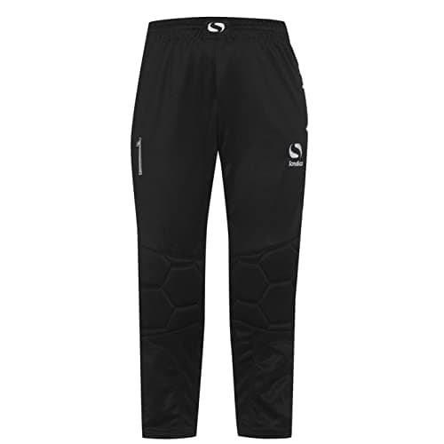 Image of Sondico Kids Keeper Pant Junior64 Boys Sports Goalkeeper Trousers Pants Bottoms Black 11-12 (LB)