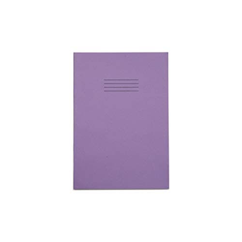 Image of Rhino Stationery Exercise Book | A4 | 80 Page | 7mm Squared Exercise Book | Purple | Learning Resources | School Books | Pack of 1