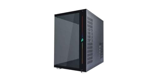 Image of 1st Player Steampunk SP8 - Gaming Case - Panoramic Tempered Glass - Dual Chamber - RGB Front Panel - USB 3.0 - Mid Tower ATX - Black