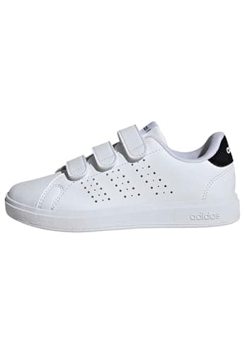Image of adidas Unisex Kids Advantage Base 2.0 Shoes Children, Cloud White/Cloud White/Core Black, 2 UK