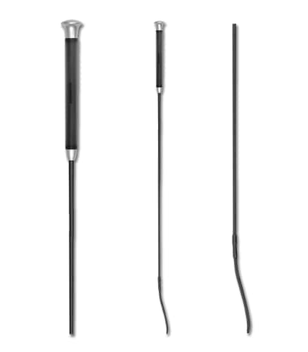 Image of Waldhausen Dressage Whip with Gel Handle, black, Länge 120 cm