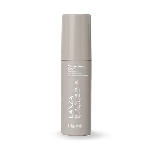 Image of L'ANZA Keratin Healing Oil Smooth Down Blow Dry Hairs pray, Effortlessly Calms, Detangles, and Reduces Puffiness, For a Perfect Silky Looking Blow-out,For All Hair Types (3.4 Fl Oz)