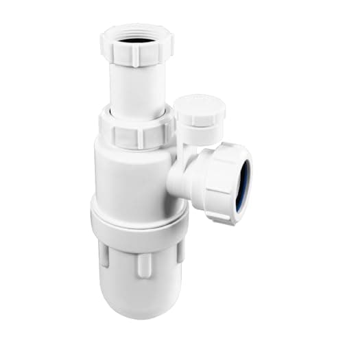 Image of McAlpine 1 1/4" Anti-Syphon Bottle Trap Incorporating Silicone Valve A10AV-SV