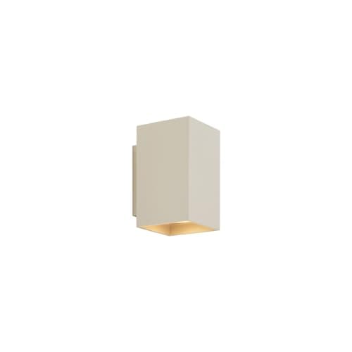 Image of Qazqa Modern up and Down Light, wall Light - Sandy - Beige, Rectangle, max. 10W, gu10, 2-Way, 10cm, Hall Way and Living Room