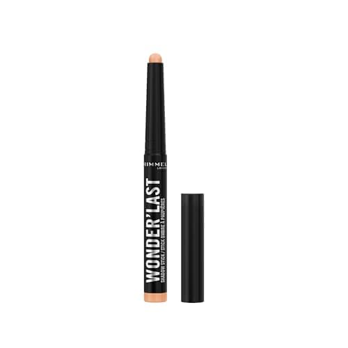 Image of Rimmel Wonder'Last Shadow Stick, 009 Velvet Vanilla, Easy To Apply, One Swipe Eyeshadow, Lasts All Day, Ultra-Creamy Formula, Buildable, Smudgeproof, Vegan