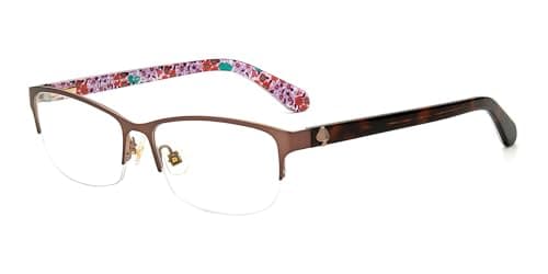 Image of Kate Spade Marnie 086/15 HAVANA Eyewear Women's Steel, Standard, 53