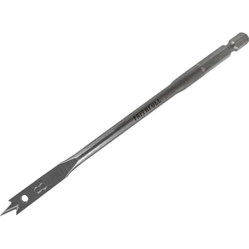 Image of Faithfull FAIFB08E Flat Bit - 8mm