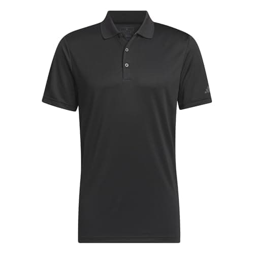Image of adidas Men's Core Performance Primegreen Polo Shirt, Black, XL
