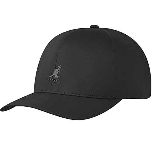 Image of Kangol Flexfit Delta Cap Black L/XL Unisex Adults, Black, L/XL