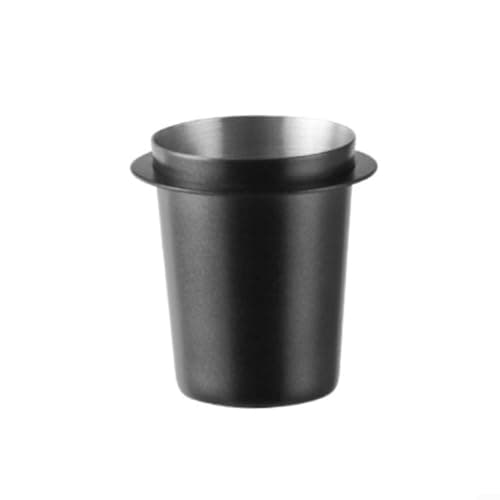 Image of ComfyHarbor Stainless Steel Coffee Dosing Cup with 51mm 53mm 58mm Sizes for Espresso Machine Portafilter Filling and Grinder Transfer, Food Safe and Rust Resistant(Black 53mm)