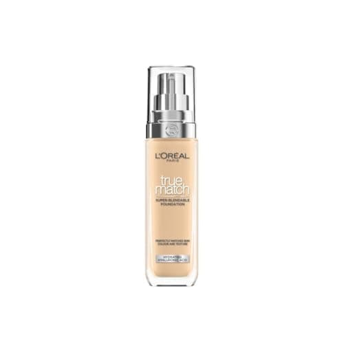 Image of L'Oréal Paris Foundation for Face, Skincare Infused with Hyaluronic Acid, True Match Hydrating Liquid Foundation for All Skin Tones, SPF 16,3.5N Neutral Neutre, 30 ml