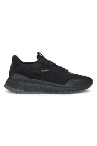 Image of BOSS Mens TTNM EVO Slon TTNM EVO Trainers with Knitted Uppers Size 10 Black