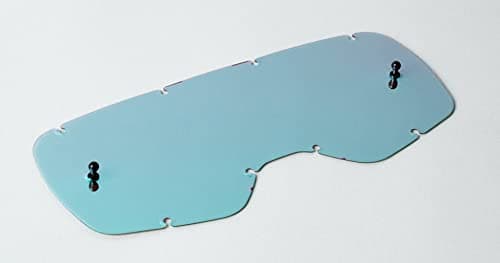 Image of Fox Racing unisex-child MX20 YOUTH AIRSPACE/MAIN CHROME LEXAN LENS,Blue,One Size
