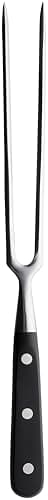Image of Stellar Classic Large Carving Fork with 2 Prongs, 18cm / 7", Carbon Stainless Steel, Dishwasher Safe