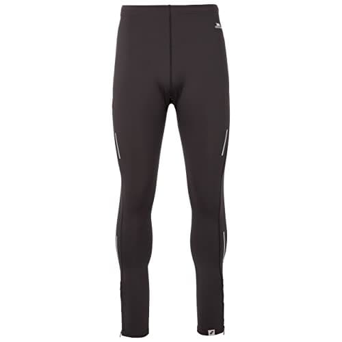 Image of Trespass Mens Leggings Activewear Workout Running Gym Fitness Trousers Jaxon Black