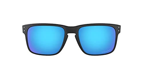 Image of Oakley OO9102-9102F0 Sunglasses MATTE BLACK w/PRIZM SAPPHIRE POLARIZED Lens 55mm