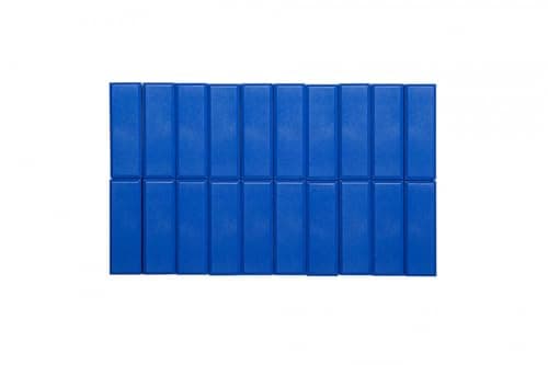 Image of MAUL 1 kg Maulpro High Quality Rectangular Magnet for Whiteboards - Blue (Pack of 20)