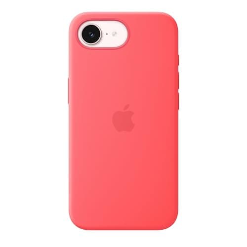 Image of Apple iPhone 17e Silicone Case with MagSafe – Bright Guava 
