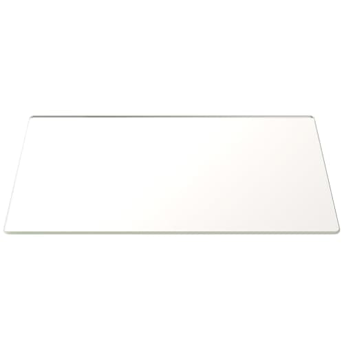 Image of ALLboards Glass Chopping Board 30 × 40 cm - White Kitchen Board, Protective Panel, Glass Serving Tray Splashback Worktop Saver for Kitchen Hob Protection Hot Cover Heat Resistant