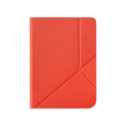 Image of Kobo Clara Colour/BW SleepCover Case | Cayenne Red | Sleep/Wake Technology | Built-In 2-Way Stand | Vegan Leather | Compatible with 6” Kobo Clara Colour/BW eReader