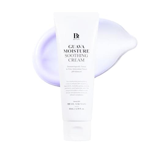 Image of BENTON Guava Moisture Soothing Cream - Skin soothing and moisturizing effect for Dry skin types, Sensitive Skin, Not Tested on Animals, Korean Skin Care, 80ml