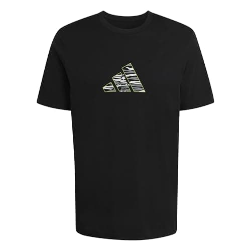 Image of adidas Men's CAMO Explorer Graphic T-Shirt, Black, M