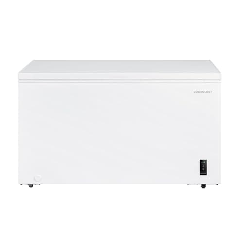Image of Cookology CCFZ420WH Freestanding Chest Freezer 418L Capacity for Garages, Outbuilding and Sheds, Featuring Basket, Refrigeration Mode, Temperature Control and 4 Star Freezing Rating - In White