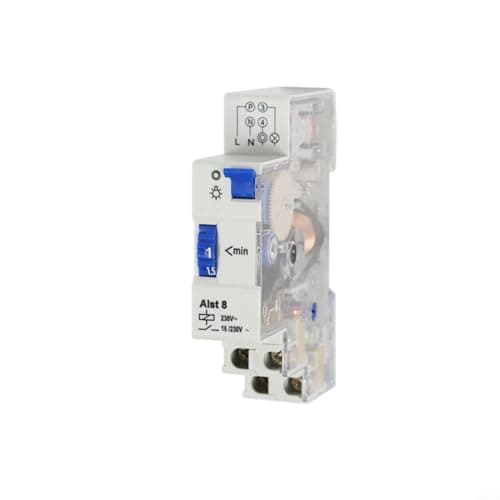 Image of BEAZOOM Stair Light Timing Relay 230V AC Mechanical Timer Switch 16A DIN Rail Adjustable 30s-20min Delay for Corridor for Lighting