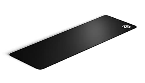Image of SteelSeries QcK Edge Cloth Gaming Mouse Pad - Never-fray Stitched Edges - Optimized For Gaming Sensors - Size XL (900 x 300 x 2mm) - Black